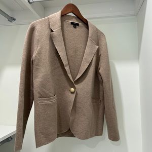 NEVER WORN Camel Jcrew knit blazer cardigan